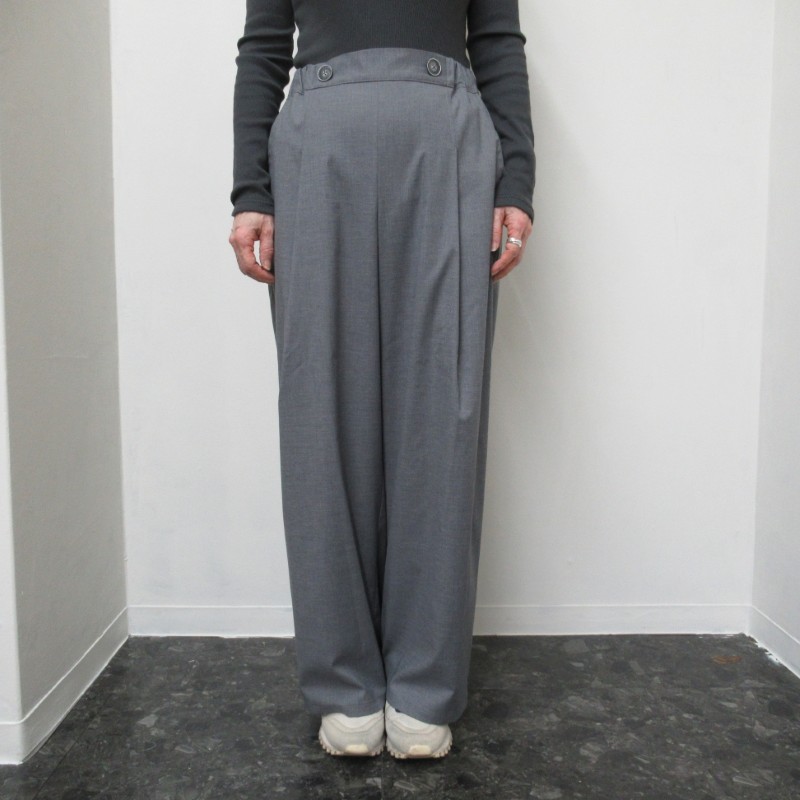 Vent d'ouest  オックスフォードパンツ /杢gy18 【日本製】